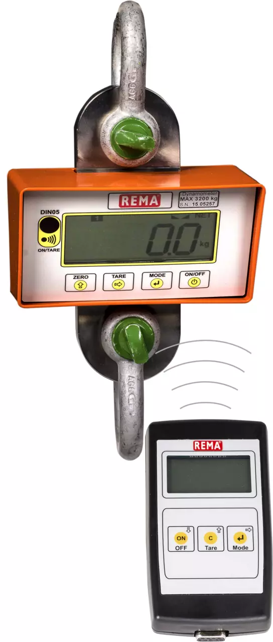 Dynamometer REMA DSD05TX mit ablesbarer Fernbedienung