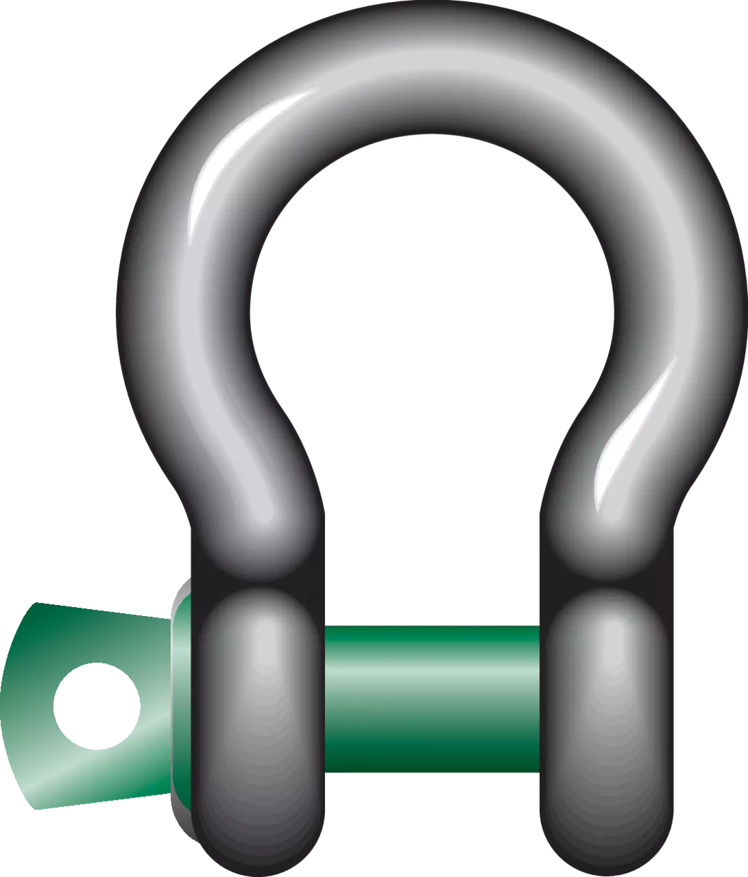 Bow Shackles with Screw Collar Pin G-4161