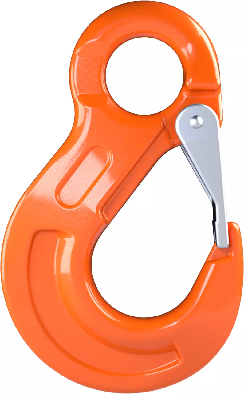 REH eye hook with safety latch (Grade 10)