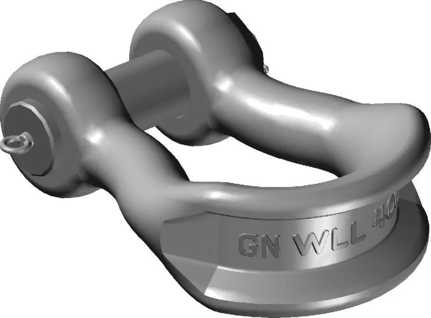 GN H14 Forged Rope Shackle Sling Protector- Wide Body
